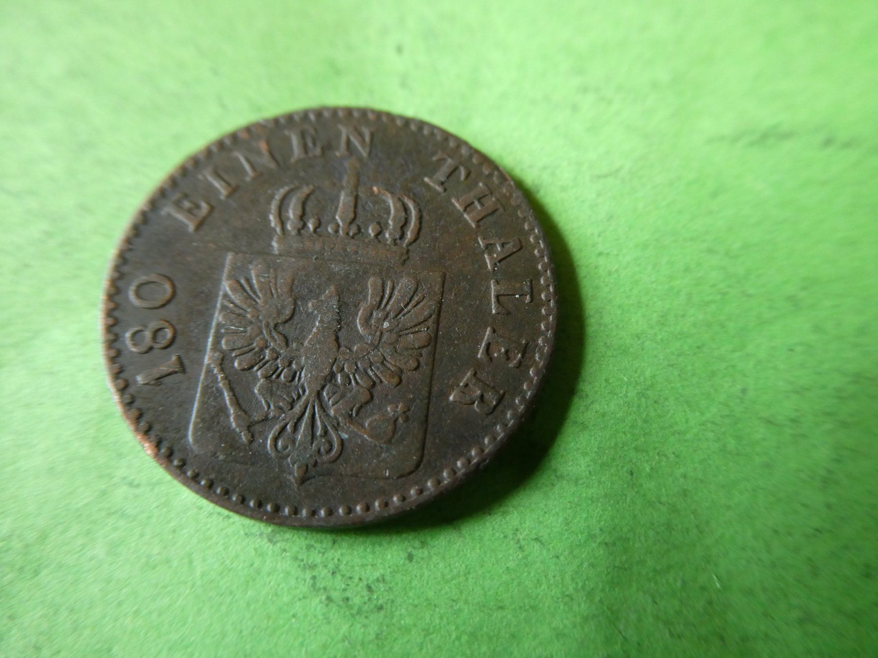 Tutti le monete: Preussen 1861 A, 2 Pfennig – Usato da Hinterforst venduto da Rohusri 1