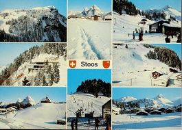 Mehrbild-AK STOOS Standseilbahn, Skilift