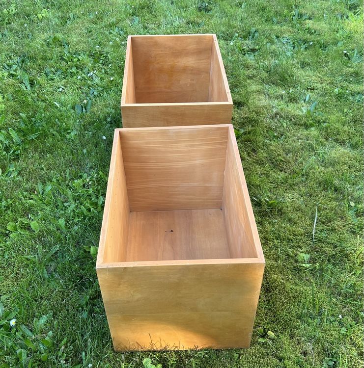Holz Kisten aus Massiv Holz geölt Kaufen auf Ricardo