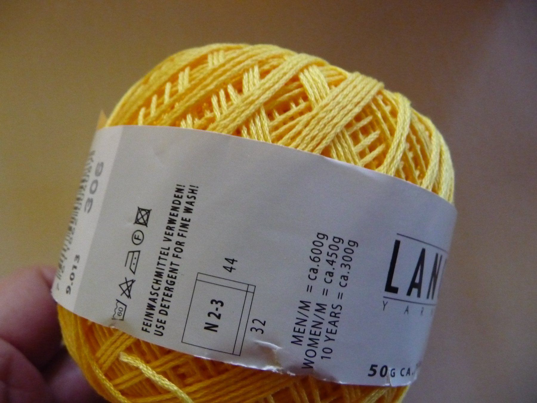 Lang Yarns Lana: 6 Knäuel Marisa Baumwolle – Nuovo (secondo la descrizione) da Kirchberg BE venduto da lavendel02 2