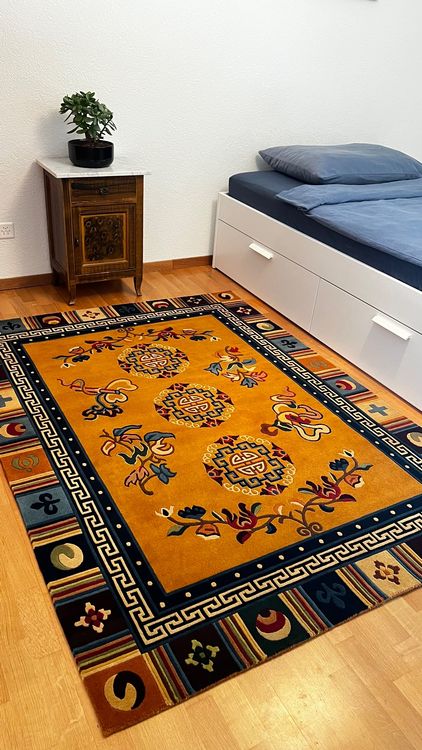 Handgeknupfter Nepal Teppich
