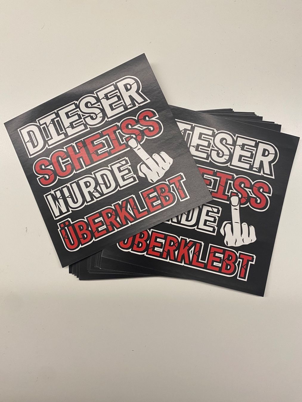Sticker: Dieser Scheiss wurde überklebt (20)FCZ GCZ FCB FCL (Neu ...