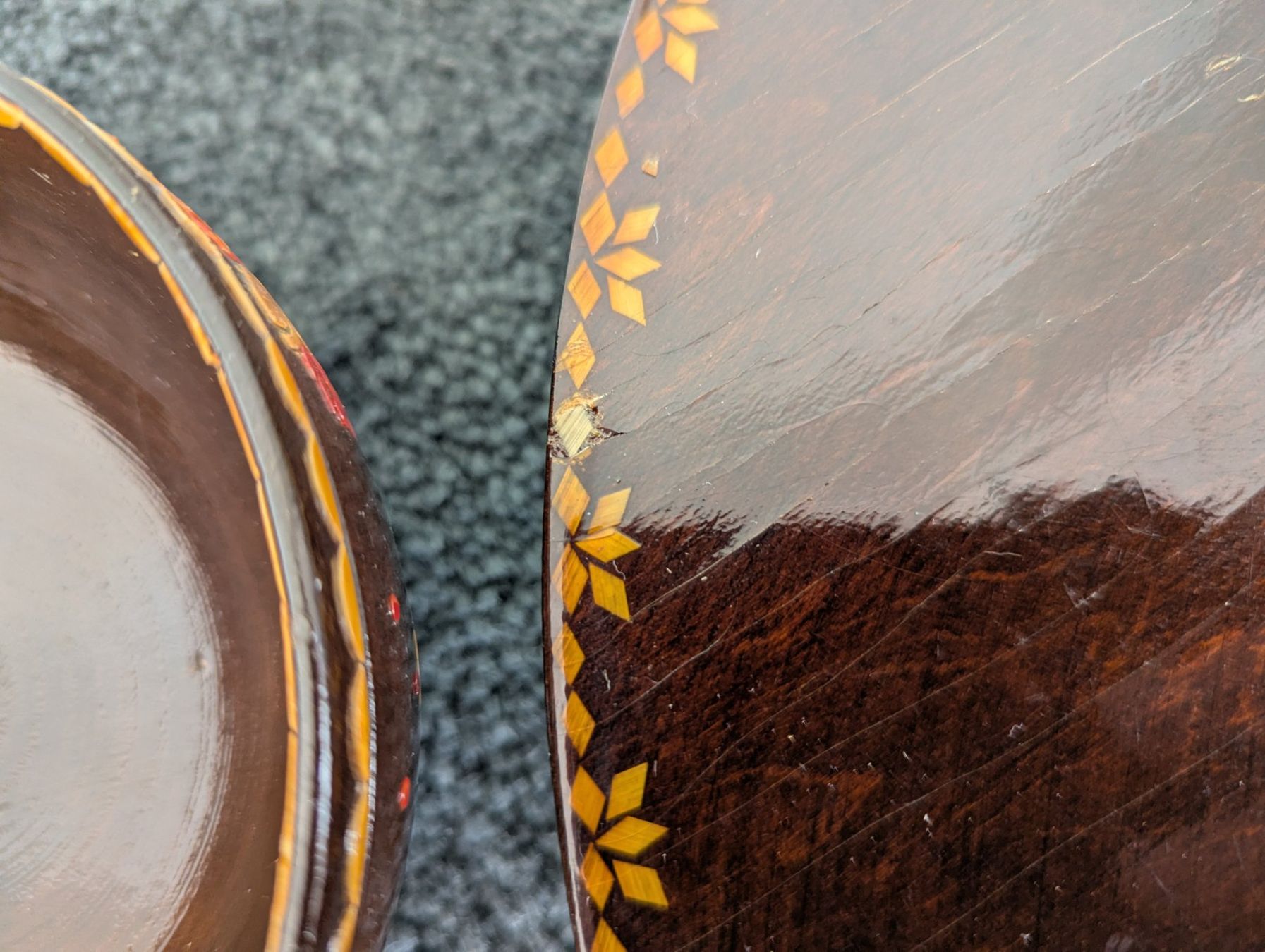 Geschirrsets: Vintage russische Schale mit Untersetzer – Gebraucht aus Ormalingen von marithias23 3