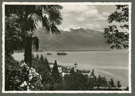 AK sw Brissago TI Lago Maggiore, © Bischof, Brissago ≈ 1935 