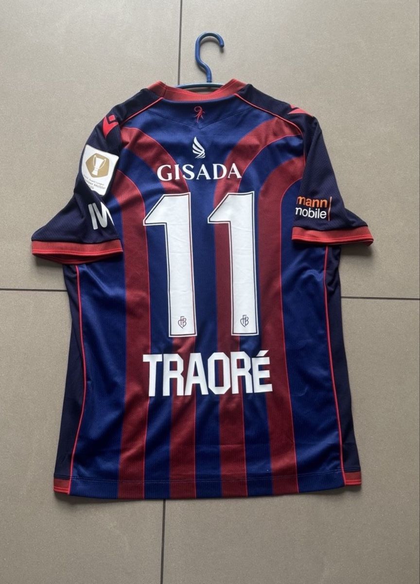 Canottiere & Pantaloni: FC Basel Matchprepared Traore – Usato da Basel venduto da kleinerprinz 1