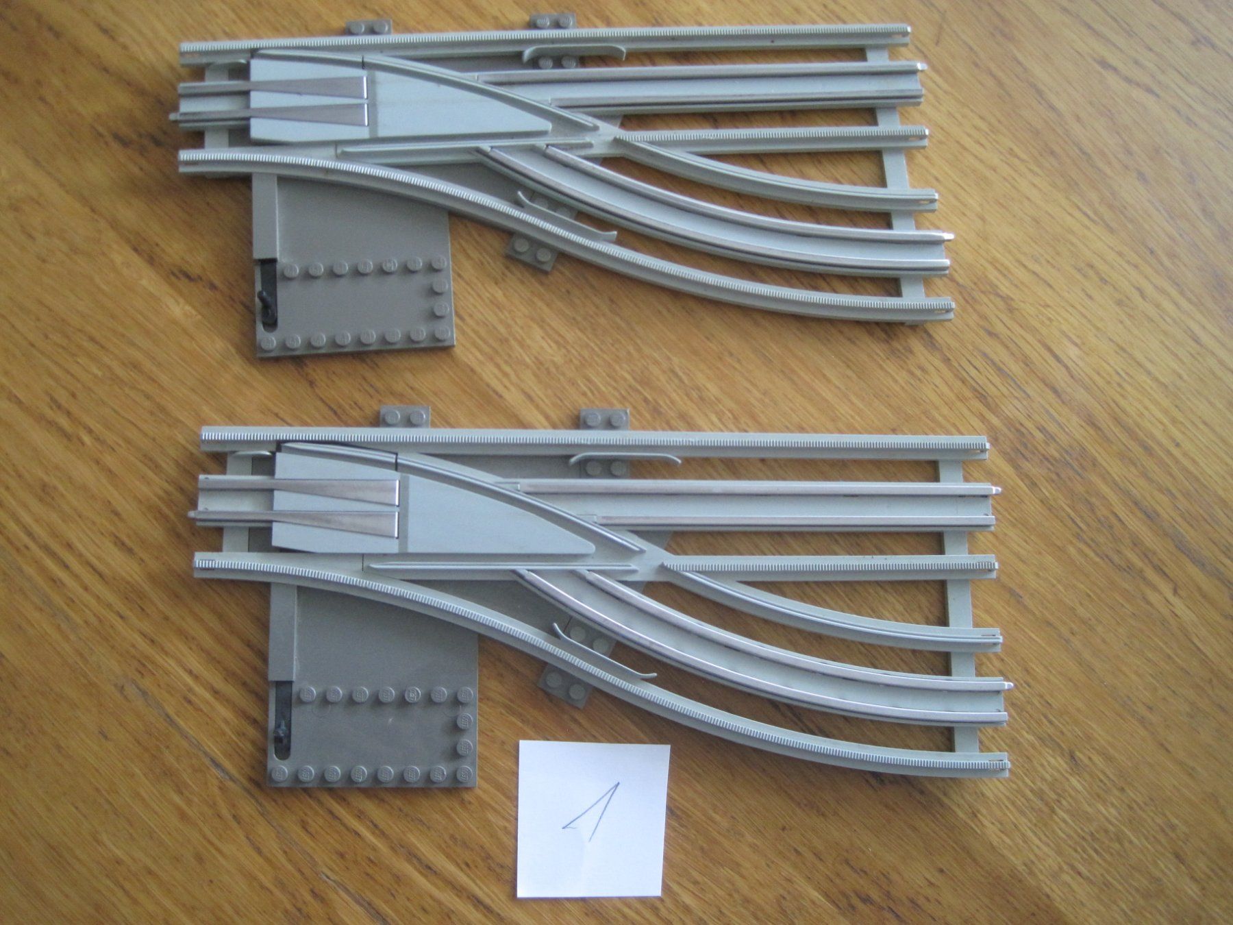 Lego Giocattoli: LEGO 2 Weichen  12V  Lot 1 – Usato da Gossau SG venduto da Noryflory