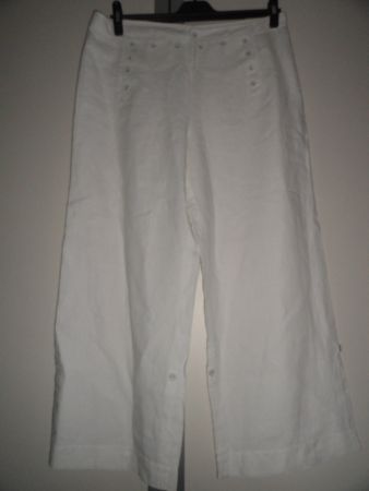 100% LEINEN HOSE GR. 42 ***