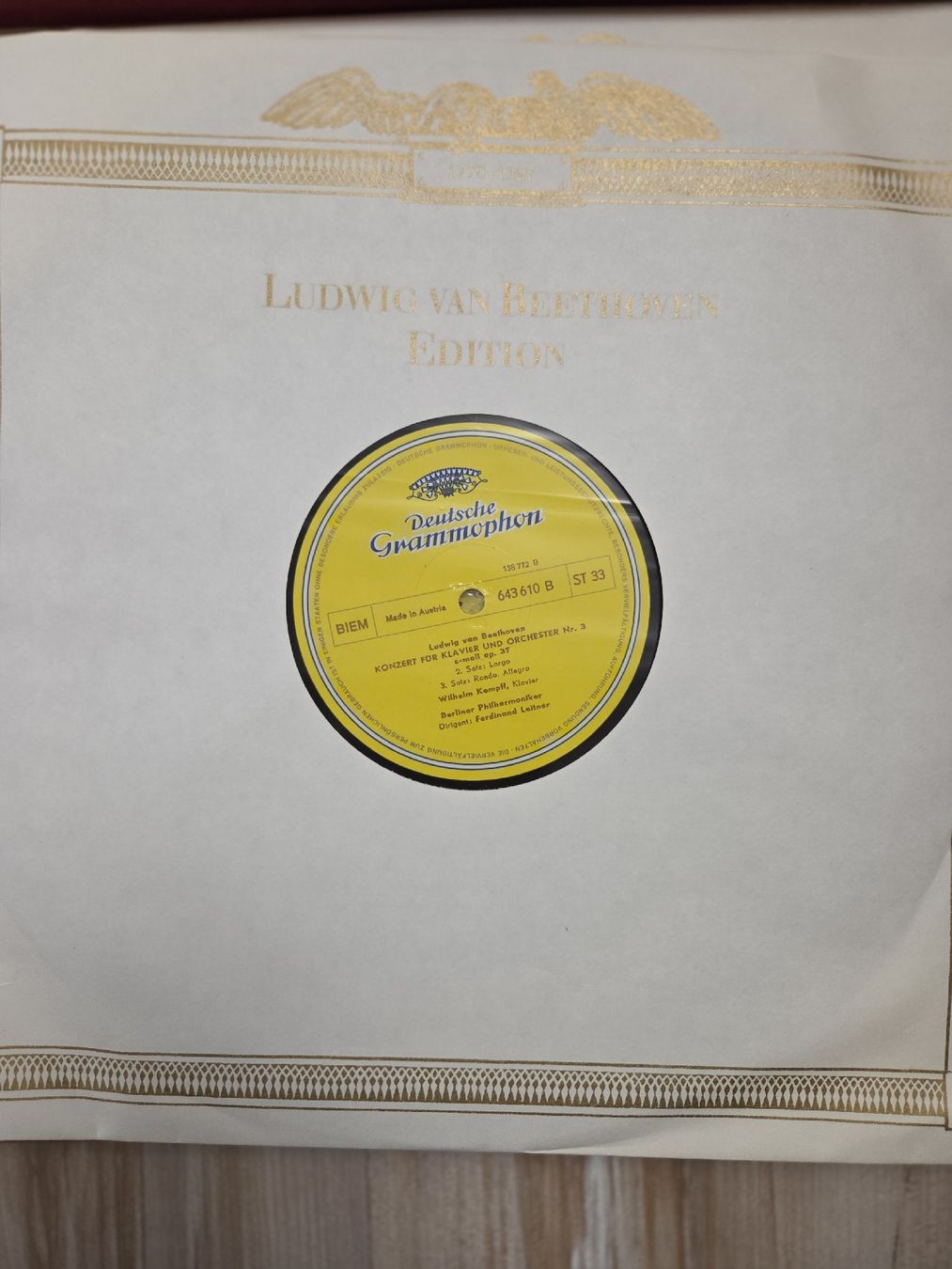 Dischi in vinile: Beethoven - Die Konzerte - Deutsche Grammophon – Usato da Jegenstorf venduto da AloeVera19 4