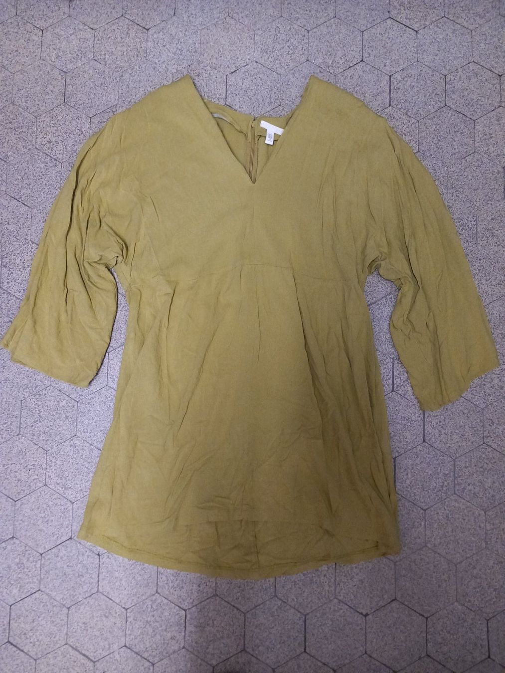 H&M Tuniche: Robe tunique verte pomme en viscose – Usato da Faoug venduto da per_kp6r