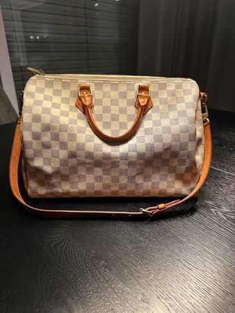 Original Louis Vuitton Speedy Damier Azur