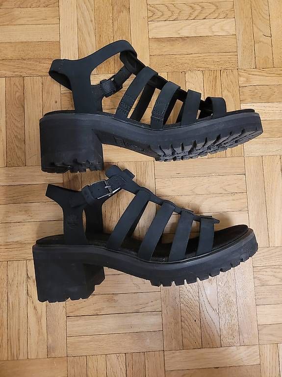 Timberland Scarpe da donna: Sandales noires Timberland t.38.5 – Nuovo (secondo la descrizione) da Monthey venduto da Bubuline 1