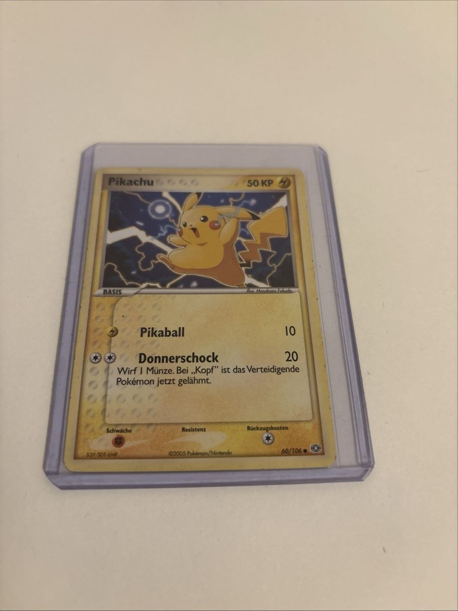Pokémon Cartes à collectionner: Pikachu 60/106 EX Emerald Regular 2005 Pokemon TCG – D'occasion à Niederurnen par leo_29l5