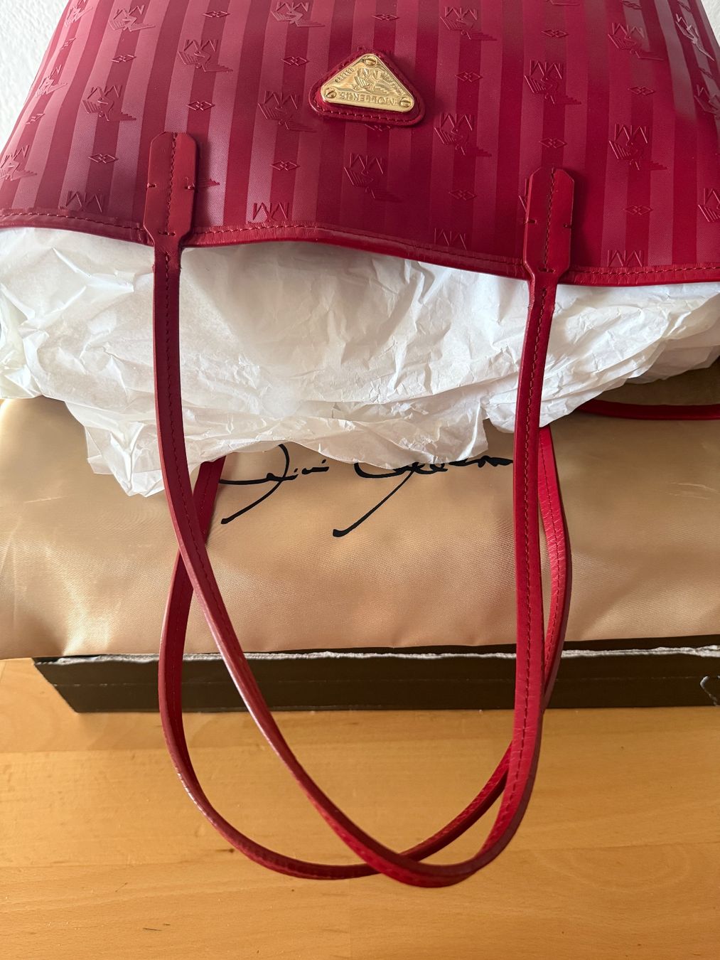 Maison Mollerus Taschen für Damen: Rote Mollerus Handtasche Shopper, Top Zustand – Gebraucht aus Wald ZH von caaksoy 4