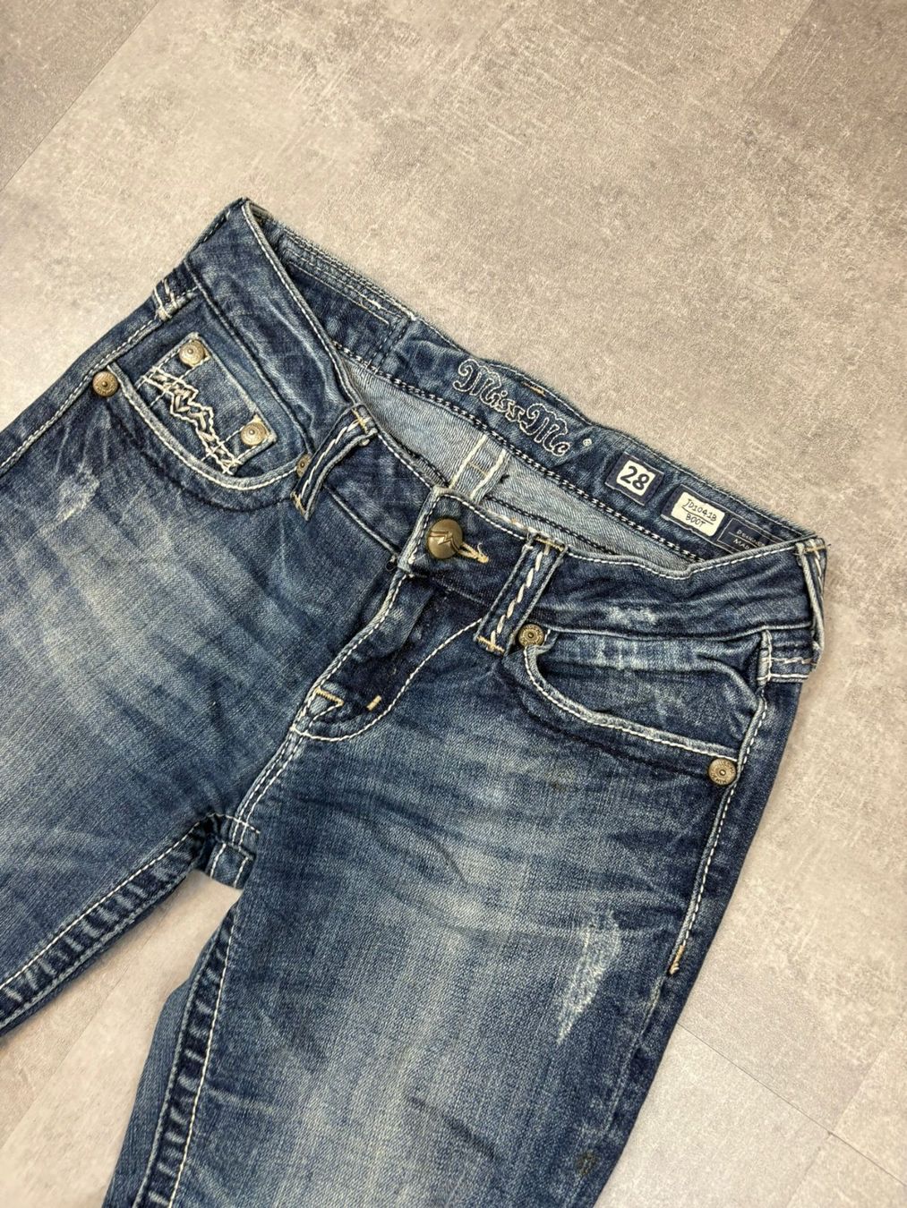 Jeans: Miss Me Bootcut Jeans - Grösse M/28 – Nuovo (secondo la descrizione) da Werdenberg venduto da hase.vintage 2