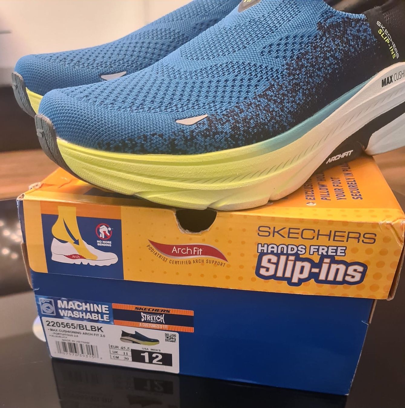 Skechers Scarpe da uomo: Neue Original Skechers Sneakers Größe 45,5 – Nuovo (secondo la descrizione) da Zürich venduto da ok1 7