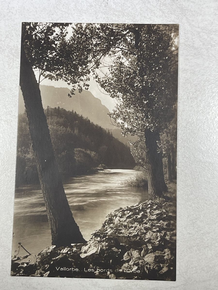 Ansichtskarten: Vallorbe Les bords de l'Orbe – Gebraucht aus Strengelbach von Aschatan5
