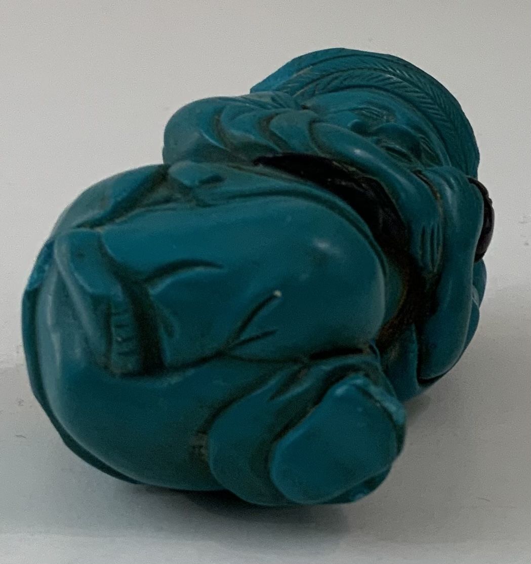 Figuren: Tabatière en forme de personnage bleu – Gebraucht aus rolle von Tontonjulot 6