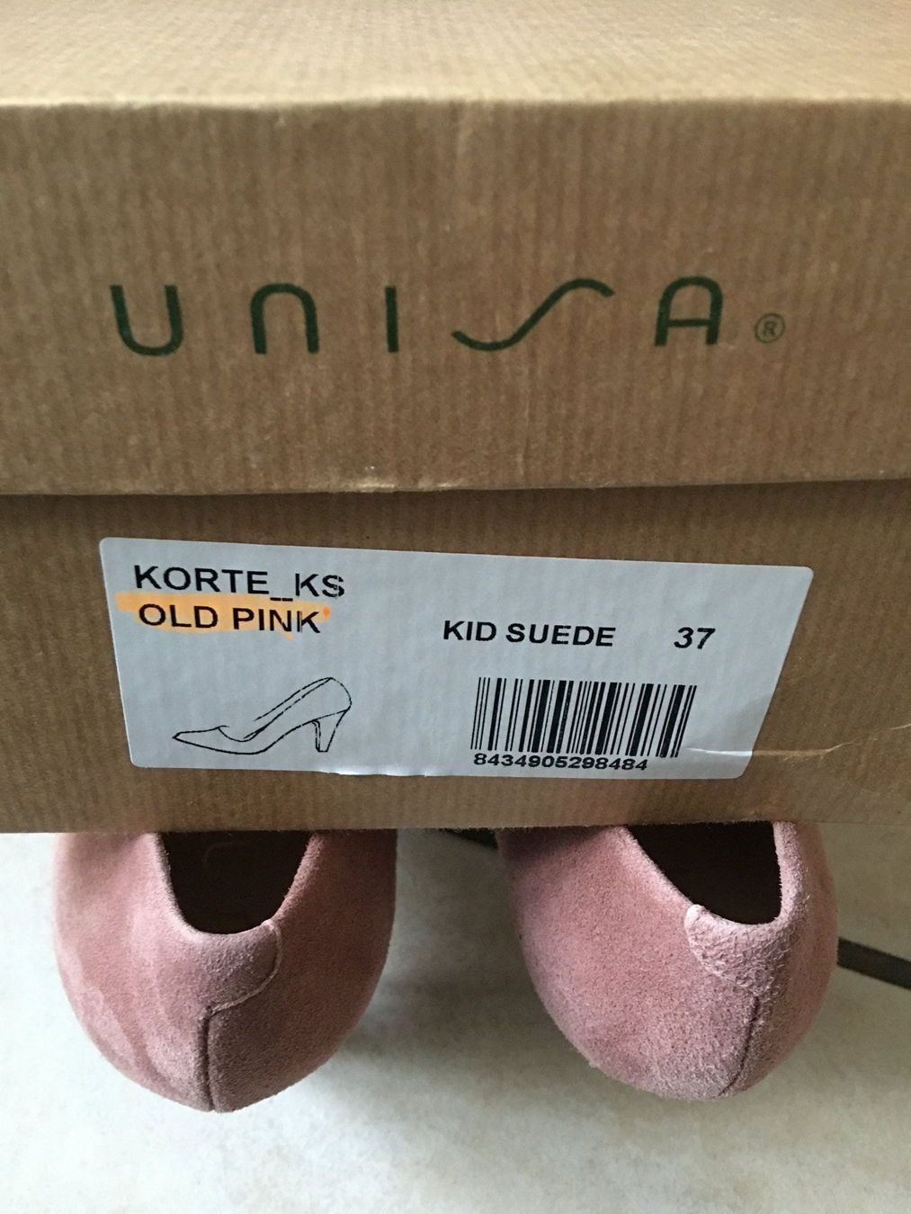 Damenschuhe: NEU - Pumps Wildleder, Old-pink, gr. 37 – Neu und originalverpackt aus Cugnasco von isolaverde 5