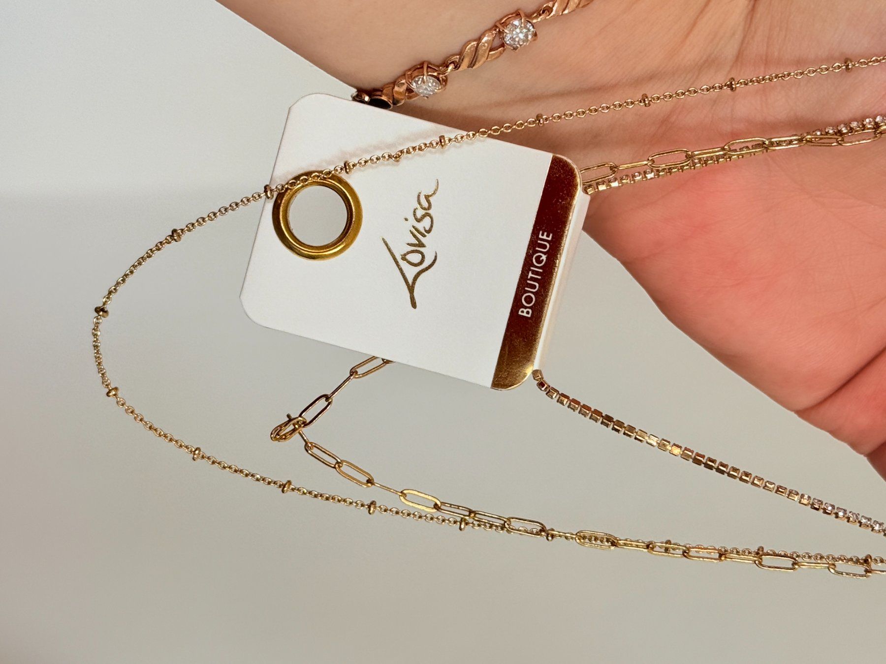 Colliers: Collier double rangs Lovisa neuf – Neuf avec emballage d'origine à Genève par AGBERG 4