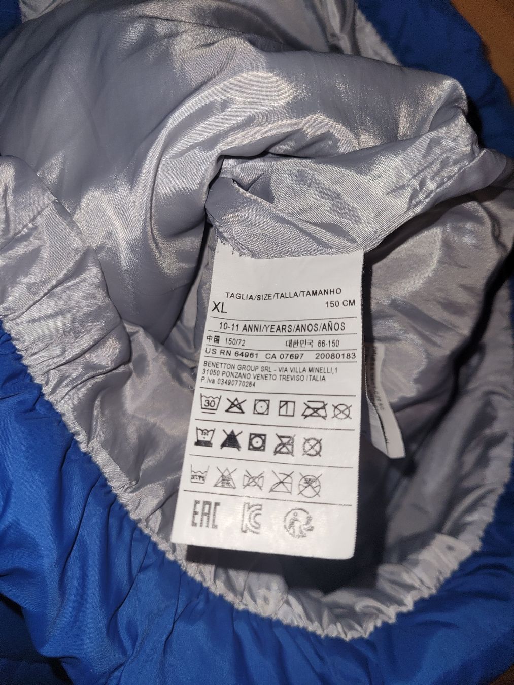 Giacche & Cappotti: 47. Doudoune Benetton garçon, bleu, taille 150cm, – Usato da Villars-sur-Glâne venduto da m66_dch5 4