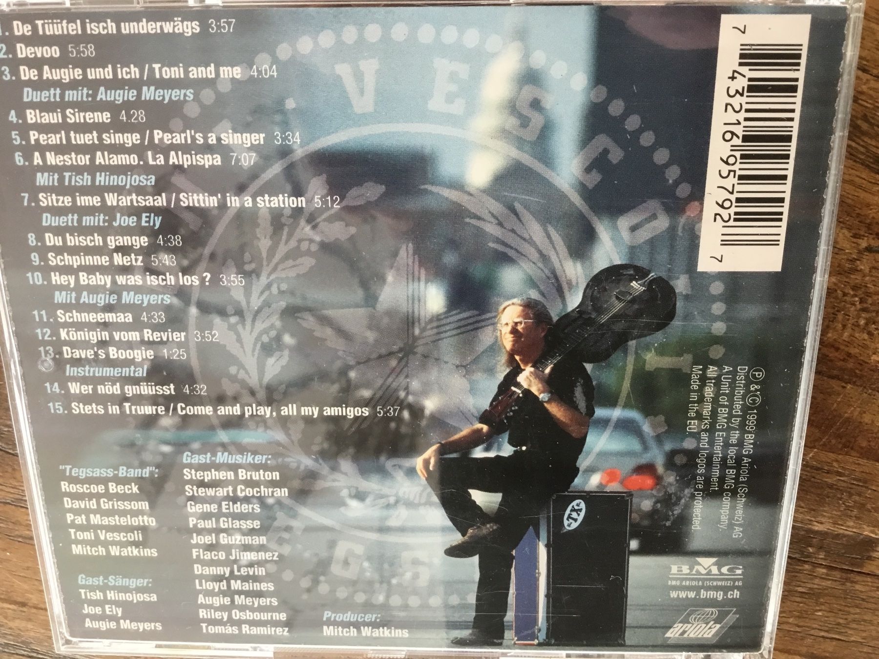 CD: Toni Vescoli - Tegsass CD - – Usato da Thierachern venduto da sweden08 1