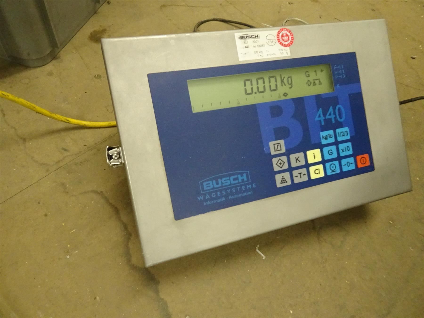 Busch Accessori da laboratorio: CNS BUSCH Elektro Waage BIT440 150Kg – Nuovo e nell'imballaggio originale da Necker venduto da liq24 3