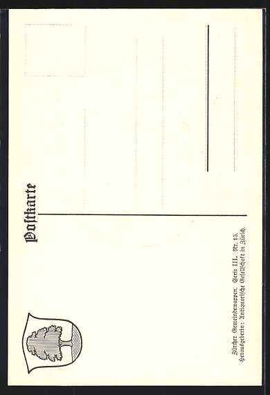 Cartoline postali: AK Buch am Irchel, Wappen der Ortschaft – Usato da Berlin venduto da bartko-reher 1