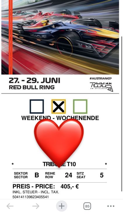 Erstaunlich Formel 1 Tickets Spielberg Bild