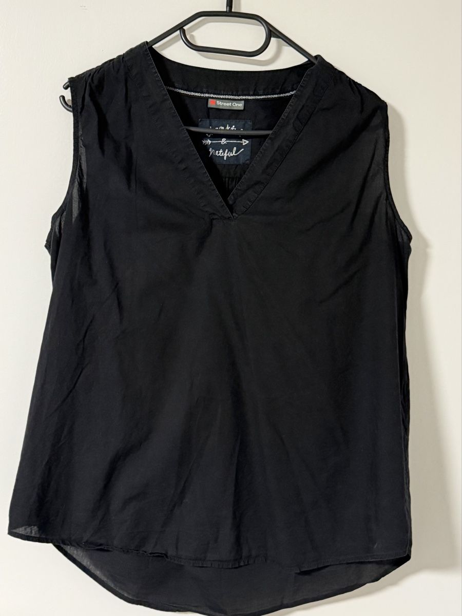 Camicette: Street One Bluse ärmellos schwarz – Usato da Münchenbuchsee venduto da dumle