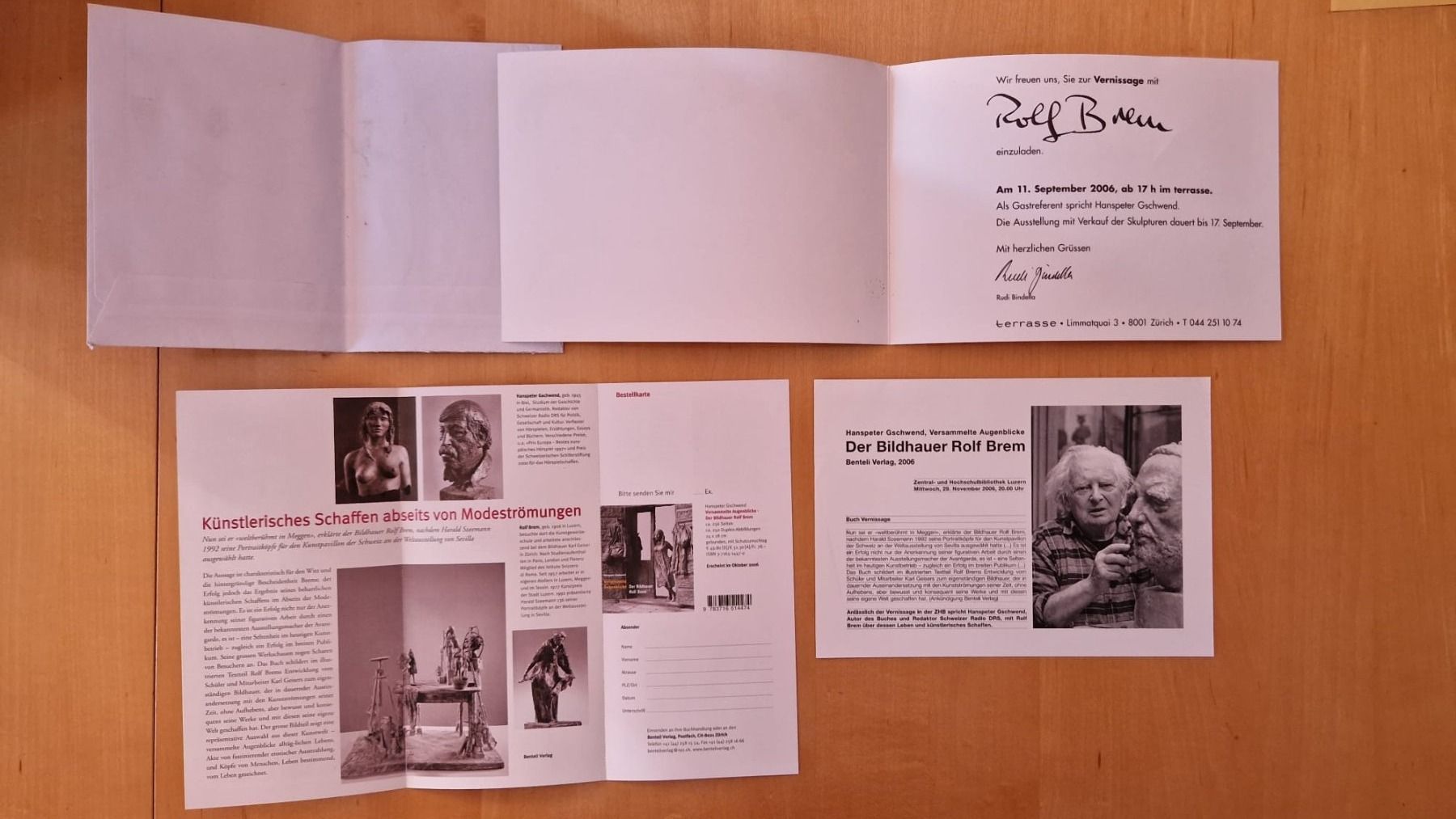 Autografi: Rolf Brem, Original Autogramm auf Karte – Usato da Salmsach venduto da Schusoa 5
