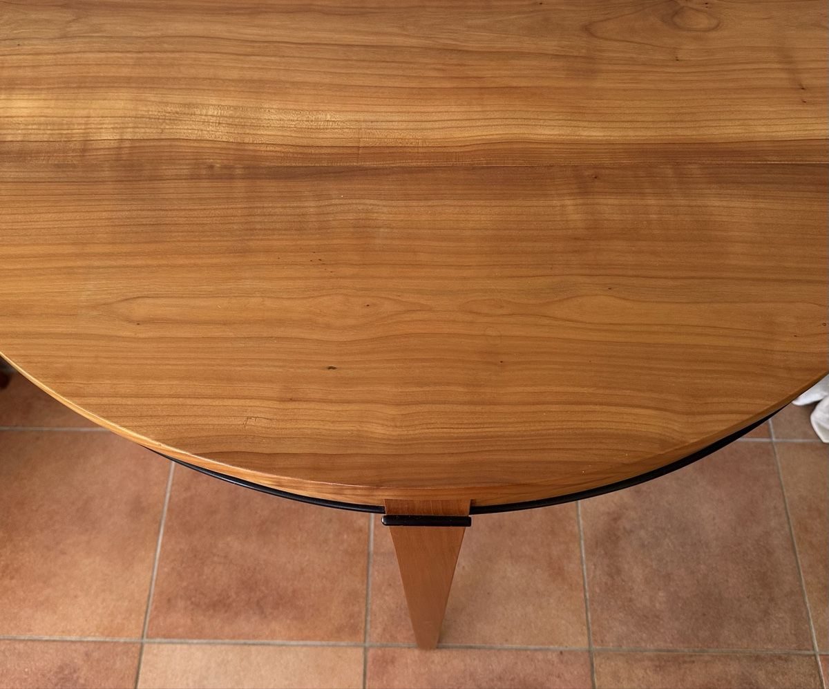 Tavoli: Biedermeier Kirschbaum Demi Lune – Usato da Gersau venduto da Sidharta7 2