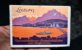 Antiker Prospekt Luzern – Vierwaldstättersee - nur umschlag!