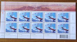 Briefmarken 100 Jahre Schweizer Luftwaffe F-5 Tiger postfris