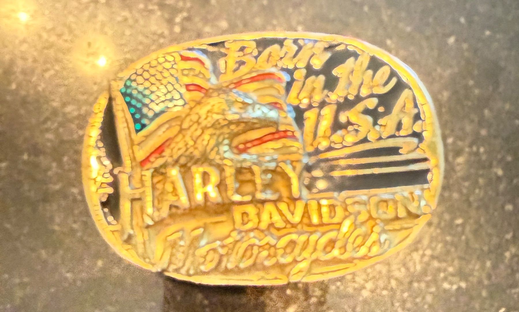 Fibbie per cinture: Goldige Harley-Davidson Gürtelschnalle – Usato da Buchs AG venduto da Rocky0107