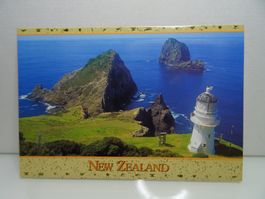 Neuseeland Postkarte Cape Brett Lighthouse,Northland 10.5x15