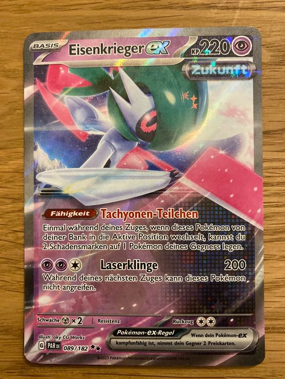 Eisenkrieger EX Pok mon Paradox Rift 089 182 D Kaufen Auf Ricardo