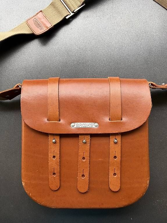 Borse: Brooks Ledertasche, braun – Usato da Schwanden GL venduto da Sedona-3 1