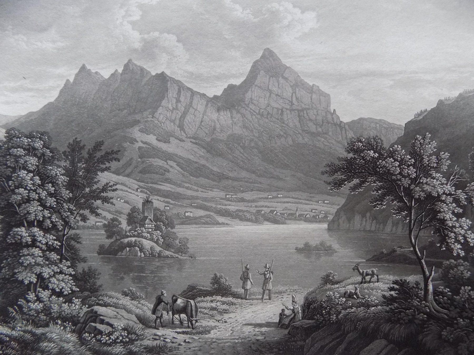 Stiche: Lauerzersee Schwanau Mythen – Gebraucht aus Risch von Rischli15 1