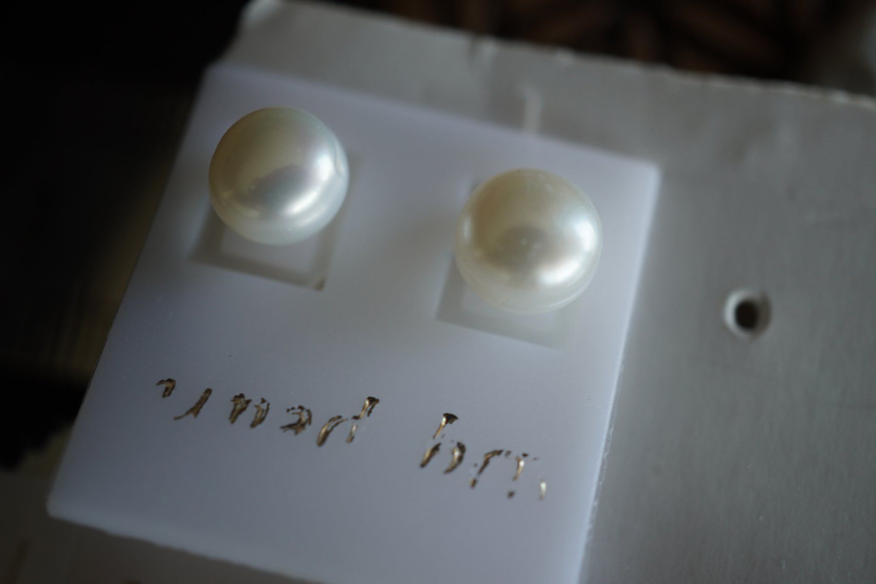 Minerali & Pietre curative: Süsswasser Perlen Ohrstecker        ab 1.-  Auktion – Nuovo e nell'imballaggio originale da Eschenbach SG venduto da topstone 3
