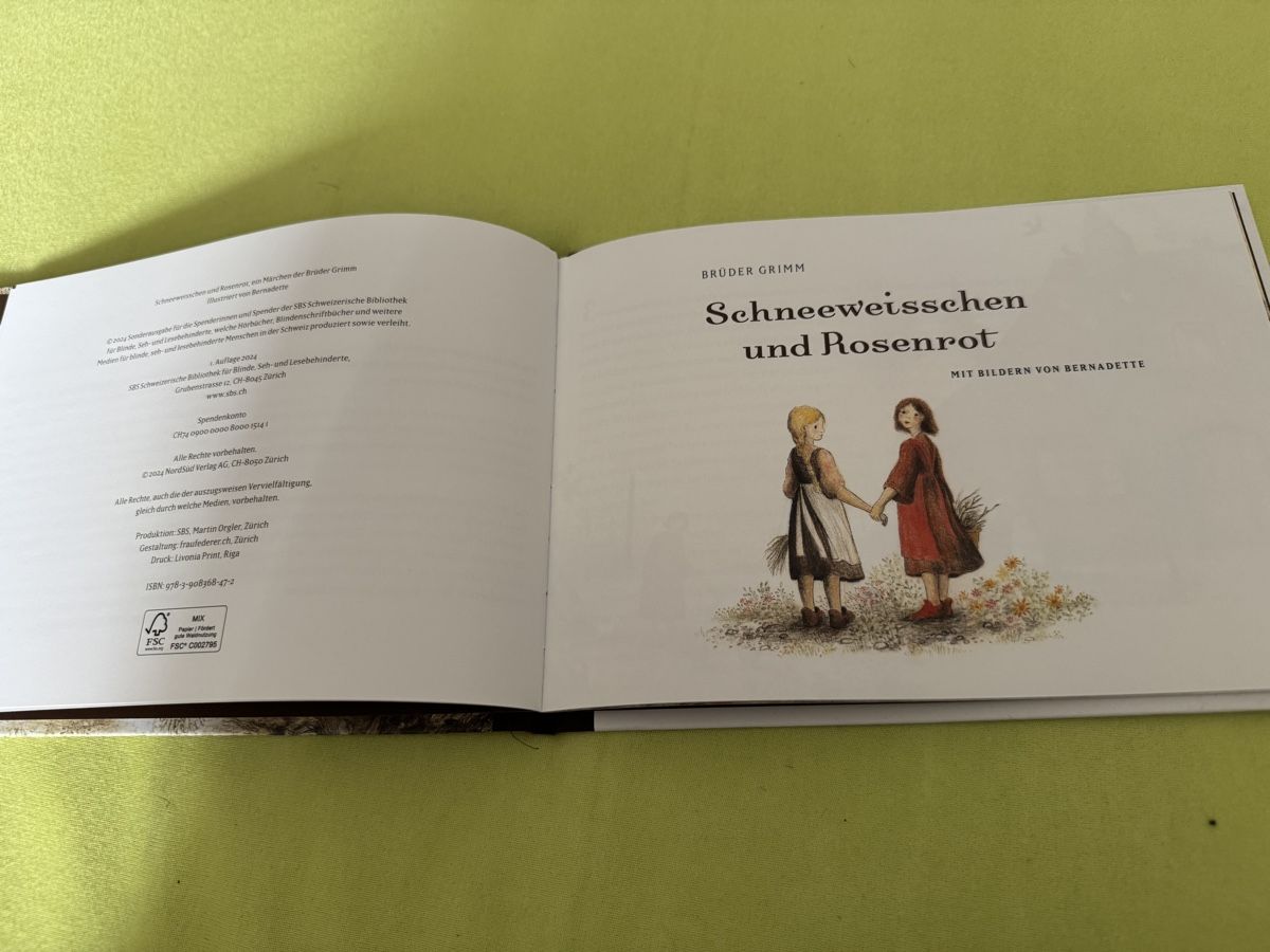 Libri: Schneewittchen und Rosenrot Kinderbuch  Märchen – Nuovo (secondo la descrizione) da Zermatt venduto da Oli4.c 3