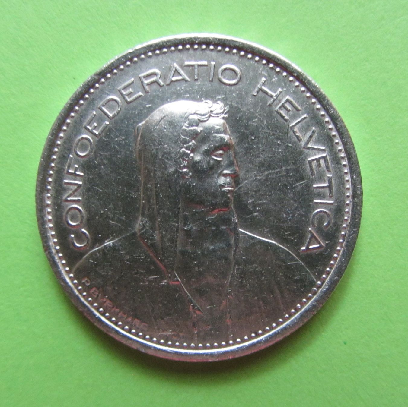 Tutti le monete: 5 Fr. Münze 1969 Silber – Usato da Malters venduto da Hausi88 1