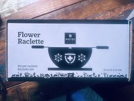Heidi Cheese Line „Flower“ Raclette-Set für 2 Personen – NEU