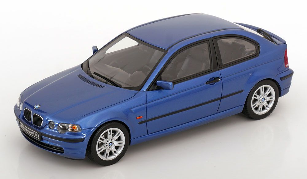 BMW Modellautos: BMW 318 Ti E46 COMPACT 2002 BLAU 1:18 OTTO – Neu und originalverpackt aus Suhr von Moebelsiralfred