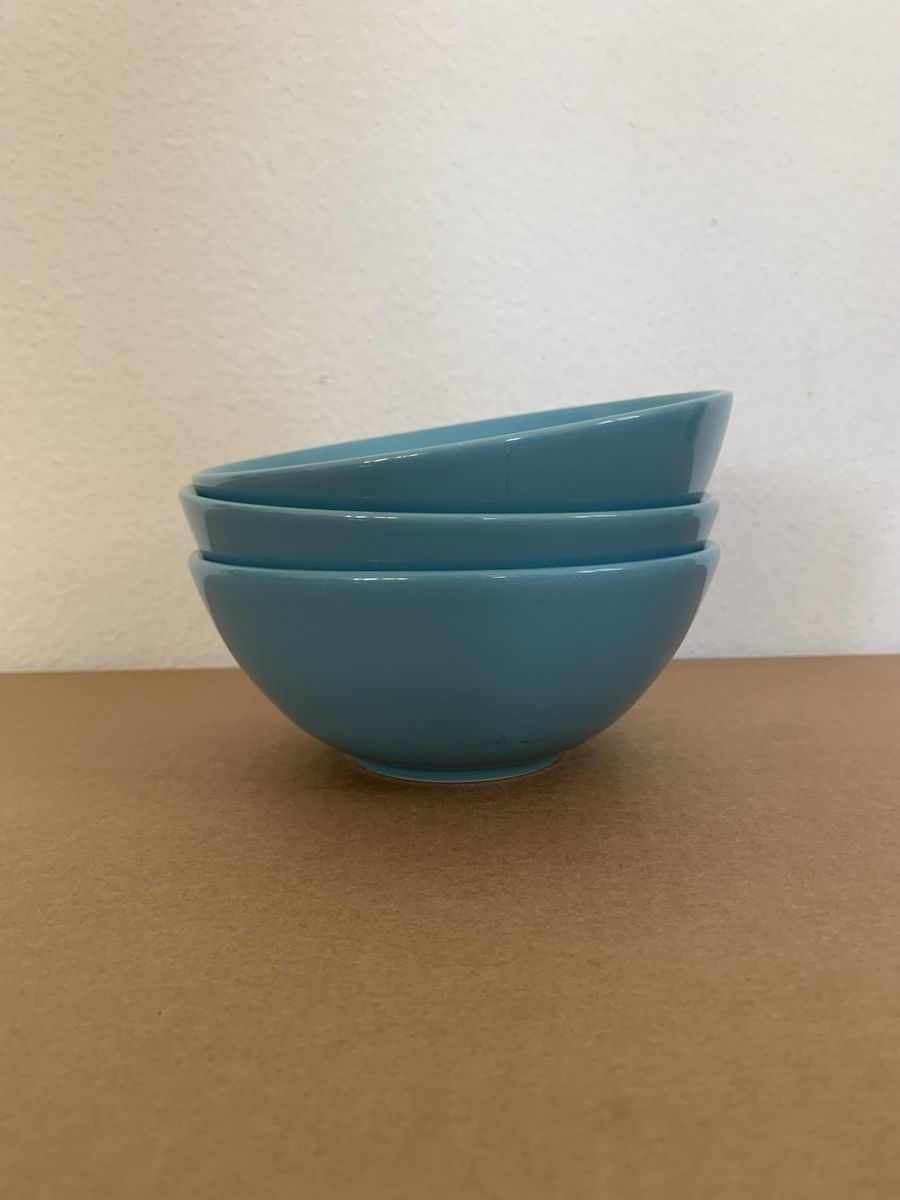 Ikea Ciotole: 3x IKEA Schüssel hellblau / türkis, Keramik – Usato da Zürich venduto da Leonieonie.