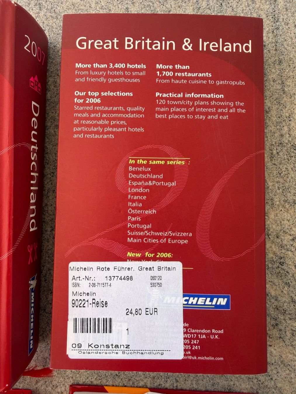 Livres: Diverse Guide Michelin – D'occasion à Geroldswil par Jeremy11 5