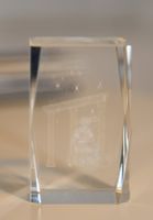Kristallglas Wassermann 3D Dekoration