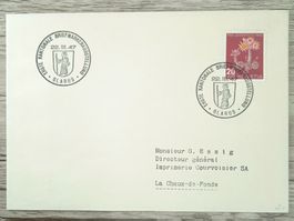 TR96 Enveloppe + Timbre Suisse 1948