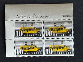 210x, postfrisch, Druckverschiebung, Viererblock