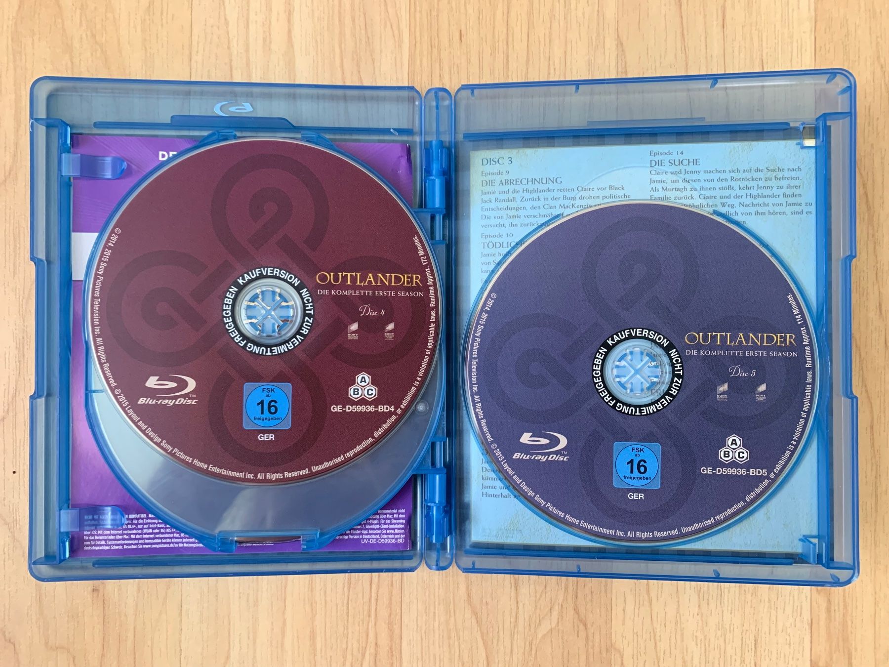Tutti i DVDs: Outlander - Staffel 1 (Blu Ray) – Usato da Sissach venduto da BeetleMouse 2