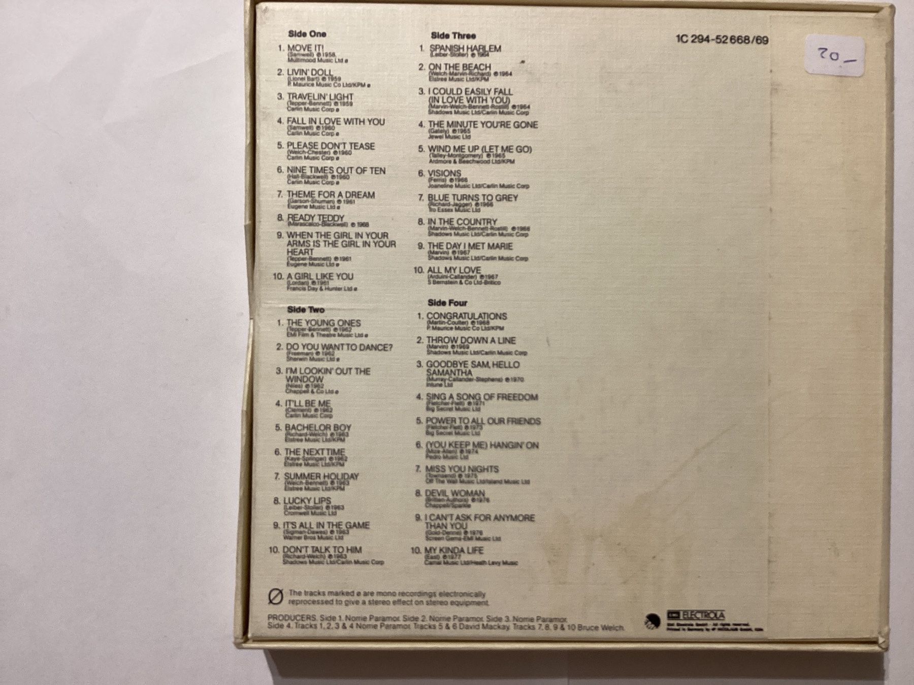 Musicassette: Cliff Richard Doppel-MC - 40 Golden Hits – Usato da Gutenswil venduto da Hamzian 2